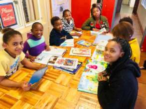 Reading club at our youth centre!