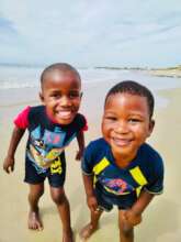 Two of our youngest boys - living their best life!
