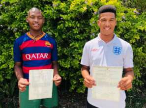 Congratulations to our two new matriculants! Wow!