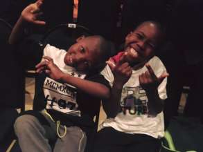Our newest children at the centre now smiling :-)