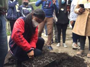 Youth learning about their forets and environment