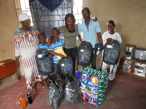 FLA visits at Easter with gifts for all the family