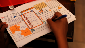 Mothers use Smart Goals sheet for wise budgeting