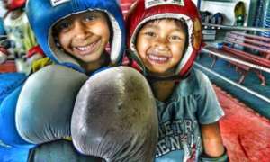 Kids boxing