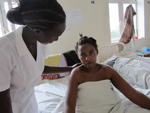 Mother referred for a ruptured uterus