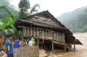 Gone...house falling in