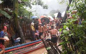 The boat arrives all safe