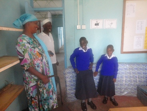 Irene and her sister reporting to their new school