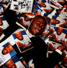 J.R with his best selling novel