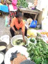 Jeanet in the market