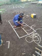 Blessing in the welding workshop