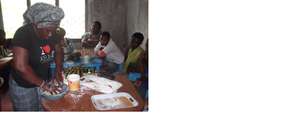 Preparing Cassava flour for Pastries