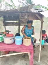 Salome at her business site