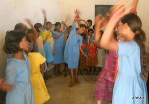 Children dancing at a Children's Club