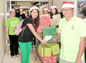 Presents for kids in Children's Hospital