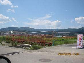 Sand Conveyor for Lifting up Land Rikuzen Takata