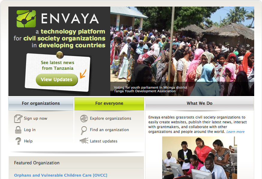 Envaya-Technology for Community-Driven Development