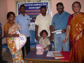 A target Child receving the nutrition food