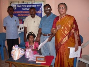 A target Child receving the nutrition food