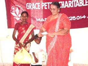A target child receiving the Nutritious food