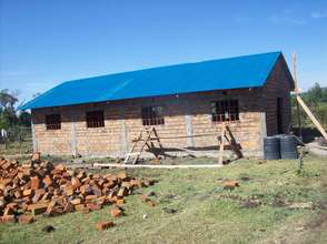 The new dormitory - nearly completed