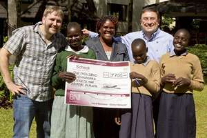 Meeting with donors in Nairobi