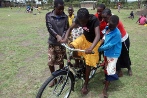 Learning how to ride a bike ...