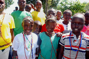Girls at the Tareto Maa Rescue Center