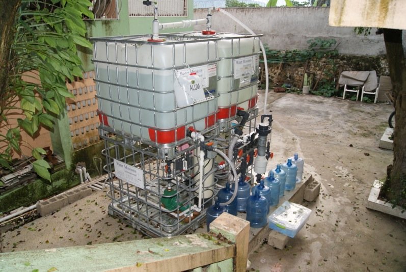 All of our water needs to go through this system