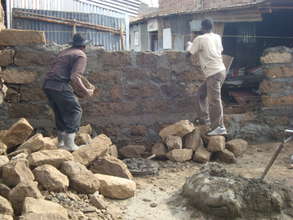 CONSTRUCTION OF FRONT WALL.