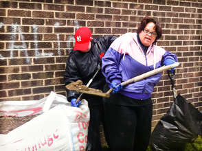 PIP students muck in at our Community Garden