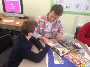 Hard at work with the L'Oreal volunteers