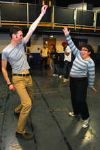 Preparing for the opera scene!