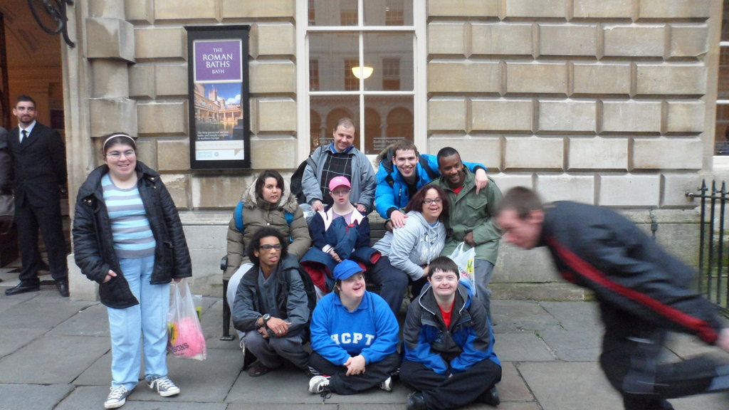 PIP students in Bath - great to get away...