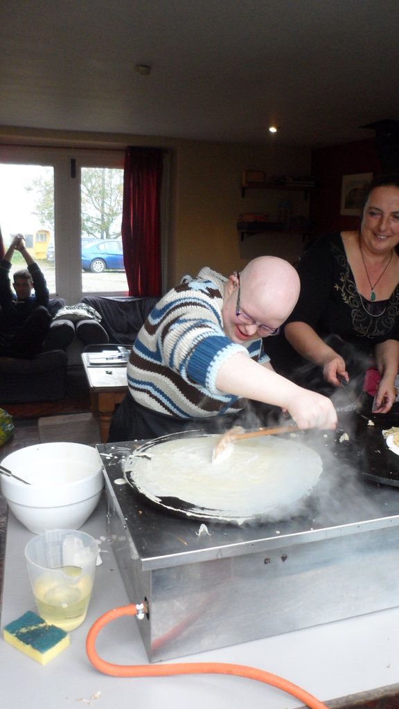 Cooking lessons on the farm