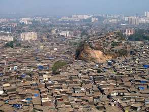 Slums air view
