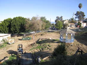 Demolition done - irrigation begins