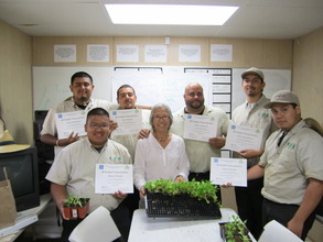 Steve's crew completes gardening training