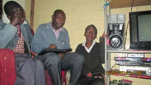 Mr Mpofu giving legal advice in Magwegwe