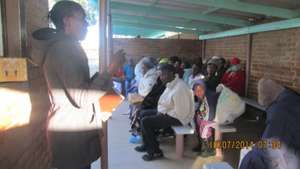 Sensitisation meeting at Pumula Clinic