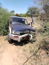 A car crash ended our year off the road