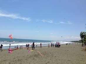 Kite festival in Cocal, Quepos