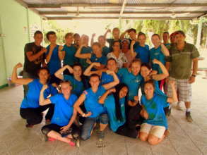 The Under 18 construction crew!