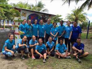 The volunteers who did all the hard work!