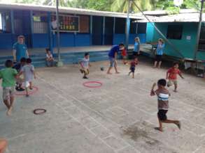 Fun and games at camp!