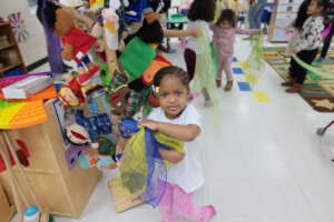 Student during a WYS Program with Kelly King