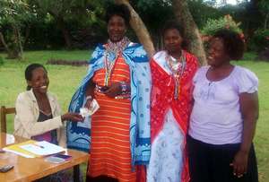 Women's Business Training participants