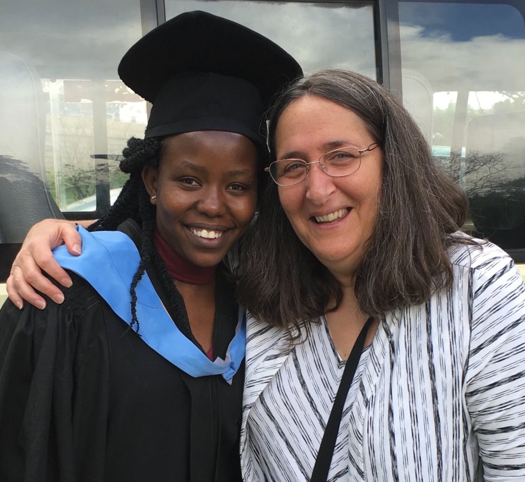 Heather McKay with Dr. Gloria