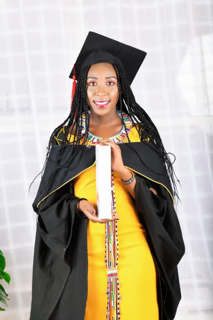 Lillian Receives Her Diploma In Hospitality