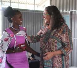 Ruth Accepting Award for Best Performance